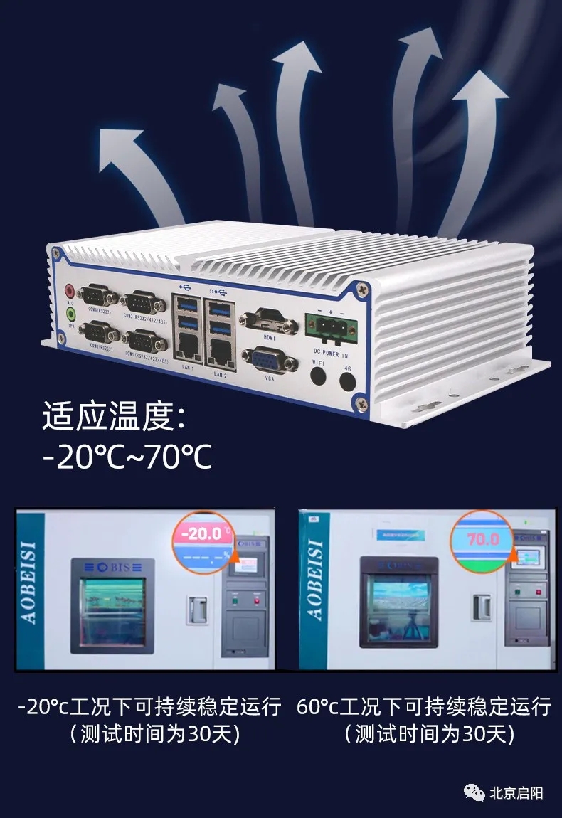嵌入式无风扇工控机